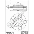 Jeu de 2 disques de frein avant BREMBO 09.5640.75 - Visuel 2