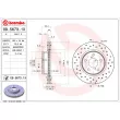 Jeu de 2 disques de frein avant BREMBO 09.5673.1X - Visuel 2