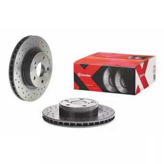 Jeu de 2 disques de frein avant BREMBO 09.5673.1X
