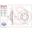 Jeu de 2 disques de frein avant BREMBO 09.5679.10 - Visuel 2