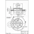 Jeu de 2 disques de frein avant BREMBO 09.5693.10 - Visuel 2