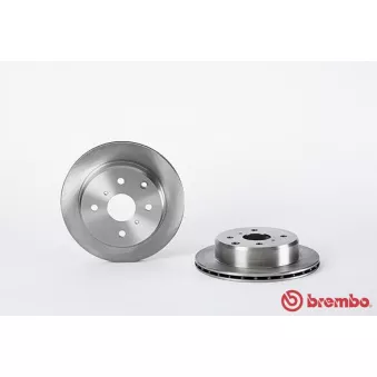Jeu de 2 disques de frein arrière BREMBO 09.5706.10