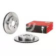 Jeu de 2 disques de frein arrière BREMBO 09.5708.10 - Visuel 1