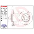 Jeu de 2 disques de frein arrière BREMBO 09.5716.10 - Visuel 2