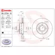 Jeu de 2 disques de frein avant BREMBO 09.5724.10 - Visuel 2