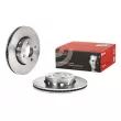 Jeu de 2 disques de frein avant BREMBO 09.5724.10 - Visuel 1