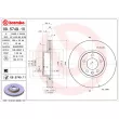 Jeu de 2 disques de frein avant BREMBO 09.5749.11 - Visuel 2