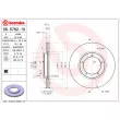 Jeu de 2 disques de frein avant BREMBO 09.5782.10 - Visuel 2