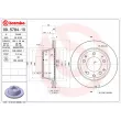 Jeu de 2 disques de frein arrière BREMBO 09.5784.10 - Visuel 2