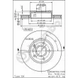 Jeu de 2 disques de frein avant BREMBO 09.5795.10 - Visuel 2