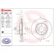 Jeu de 2 disques de frein avant BREMBO 09.5807.10 - Visuel 2