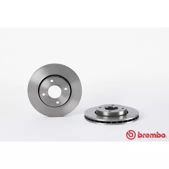 Jeu de 2 disques de frein avant BREMBO 09.5809.10