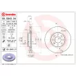 Jeu de 2 disques de frein avant BREMBO 09.5843.34 - Visuel 2