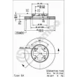 Jeu de 2 disques de frein avant BREMBO 09.5867.10 - Visuel 2