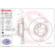 Jeu de 2 disques de frein avant BREMBO 09.5875.10 - Visuel 2