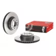 Jeu de 2 disques de frein avant BREMBO 09.5875.11 - Visuel 1