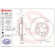 Disque de frein avant gauche BREMBO 09.5934.10 - Visuel 2