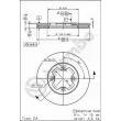 Jeu de 2 disques de frein avant BREMBO 09.5947.10 - Visuel 2