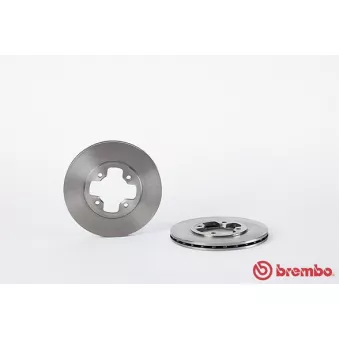 Jeu de 2 disques de frein avant BREMBO 09.5947.10