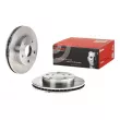 Jeu de 2 disques de frein avant BREMBO 09.6723.10 - Visuel 1