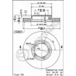 Jeu de 2 disques de frein avant BREMBO 09.6724.10 - Visuel 2