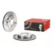 Jeu de 2 disques de frein avant BREMBO 09.6727.34 - Visuel 1