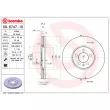 Jeu de 2 disques de frein avant BREMBO 09.6747.10 - Visuel 2