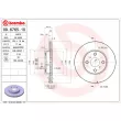 Jeu de 2 disques de frein avant BREMBO 09.6765.10 - Visuel 2