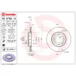 Jeu de 2 disques de frein avant BREMBO 09.6799.11 - Visuel 2