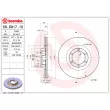 Jeu de 2 disques de frein avant BREMBO 09.6817.10 - Visuel 2