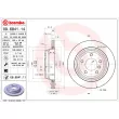 Jeu de 2 disques de frein arrière BREMBO 09.6841.11 - Visuel 2