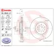 Jeu de 2 disques de frein avant BREMBO 09.6843.21 - Visuel 2