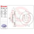 Jeu de 2 disques de frein arrière BREMBO 09.6912.10 - Visuel 2