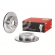 Jeu de 2 disques de frein arrière BREMBO 09.6912.10 - Visuel 1