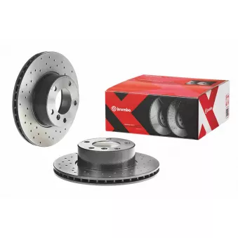 Jeu de 2 disques de frein avant BREMBO 09.6924.1X