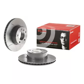 Jeu de 2 disques de frein avant BREMBO 09.6924.75