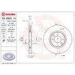 Jeu de 2 disques de frein avant BREMBO 09.6925.14 - Visuel 2
