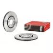 Jeu de 2 disques de frein avant BREMBO 09.6925.14 - Visuel 1
