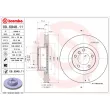 Jeu de 2 disques de frein avant BREMBO 09.6948.11 - Visuel 2