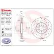 Jeu de 2 disques de frein avant BREMBO 09.7010.2X - Visuel 2