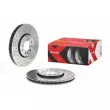 Jeu de 2 disques de frein avant BREMBO 09.7010.2X - Visuel 1