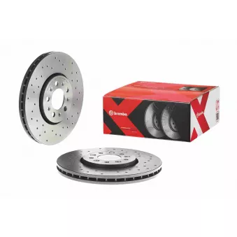 Jeu de 2 disques de frein avant BREMBO 09.7010.2X