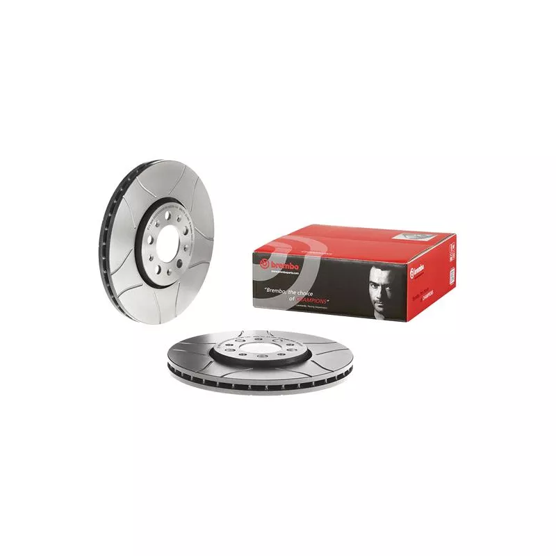 Jeu de 2 disques de frein avant BREMBO 09.7010.76