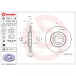 Jeu de 2 disques de frein avant BREMBO 09.7011.11 - Visuel 2