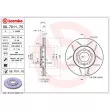 Jeu de 2 disques de frein avant BREMBO 09.7011.75 - Visuel 2