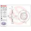 Jeu de 2 disques de frein avant BREMBO 09.7012.11 - Visuel 2