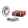 Jeu de 2 disques de frein avant BREMBO 09.7012.14 - Visuel 1