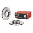 Jeu de 2 disques de frein avant BREMBO 09.7118.10 - Visuel 1