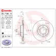 Jeu de 2 disques de frein avant BREMBO 09.7196.11 - Visuel 2