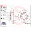 Jeu de 2 disques de frein arrière BREMBO 09.7263.20 - Visuel 2